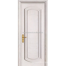 Forma do arco um painel Swing branco pintado folheada Interior MDF portas para Hotel